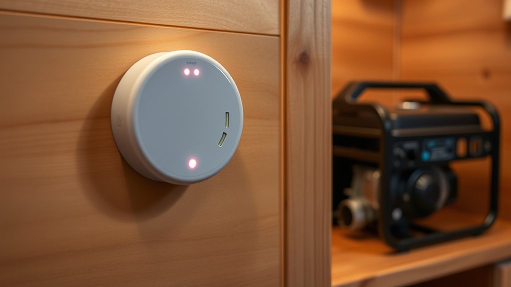 generator co alarm considerations