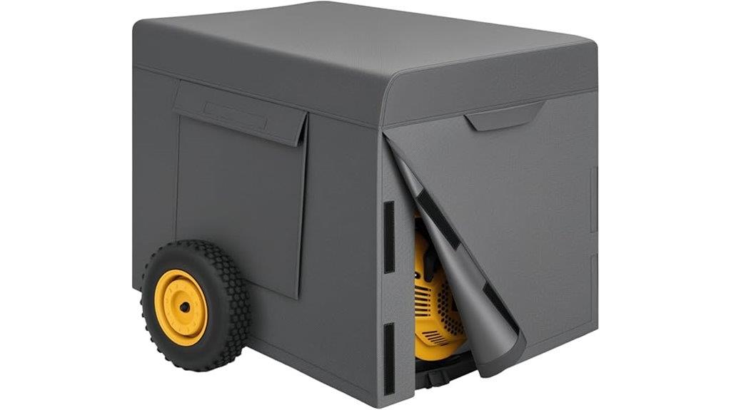 generator cover dimensions