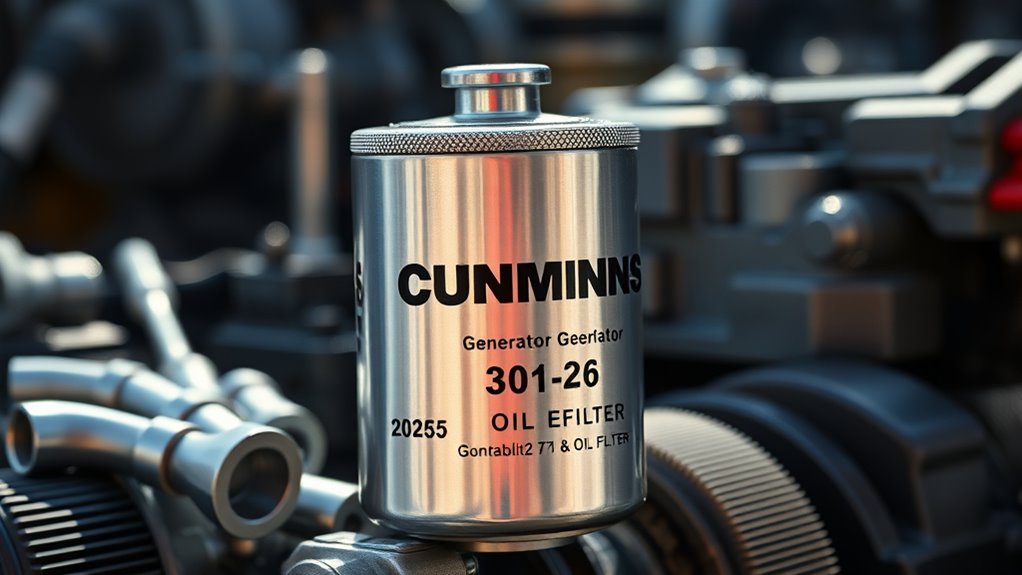 generator oil filter selection