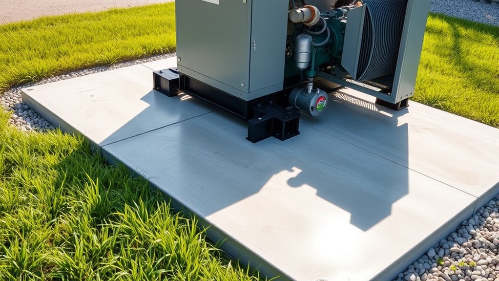 generator pad selection considerations