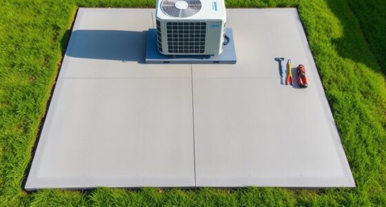 generator pads for heat pumps
