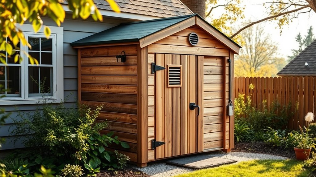generator shed must have features