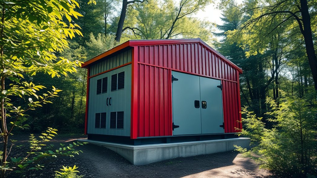 generator shed size durability