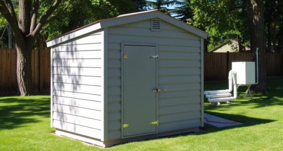 generator sheds for well pumps