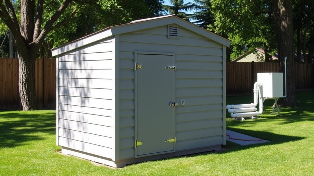 generator sheds for well pumps