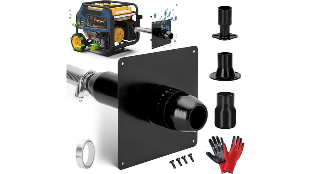 generator silent exhaust extension