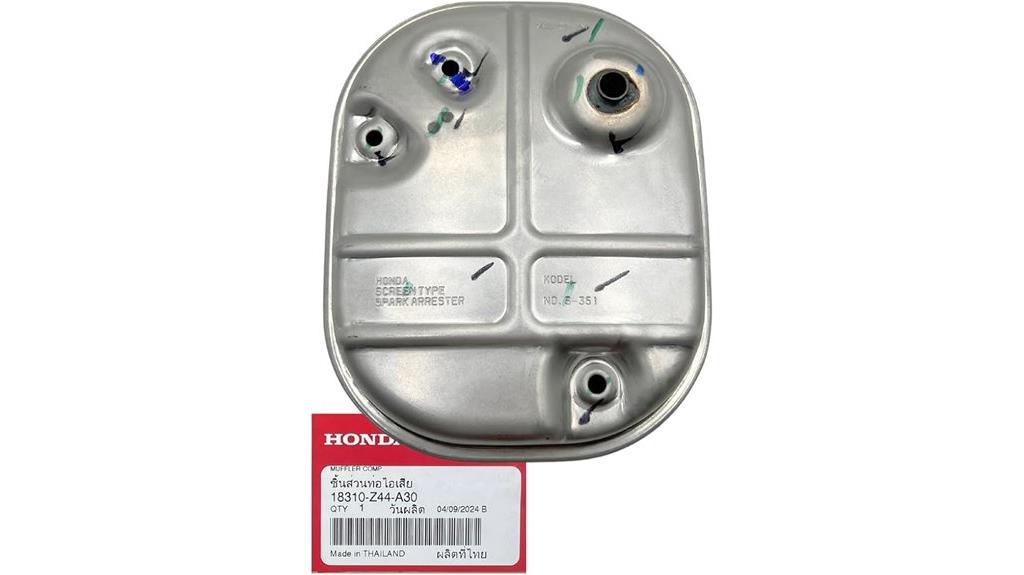 genuine honda muffler part