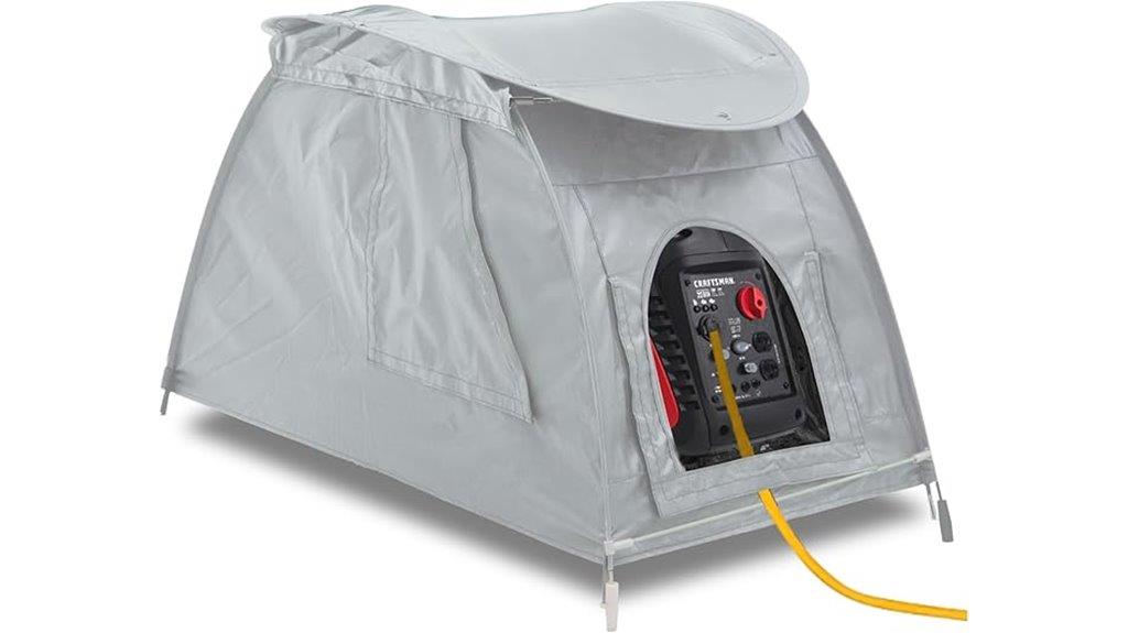 grey inverter generator cover