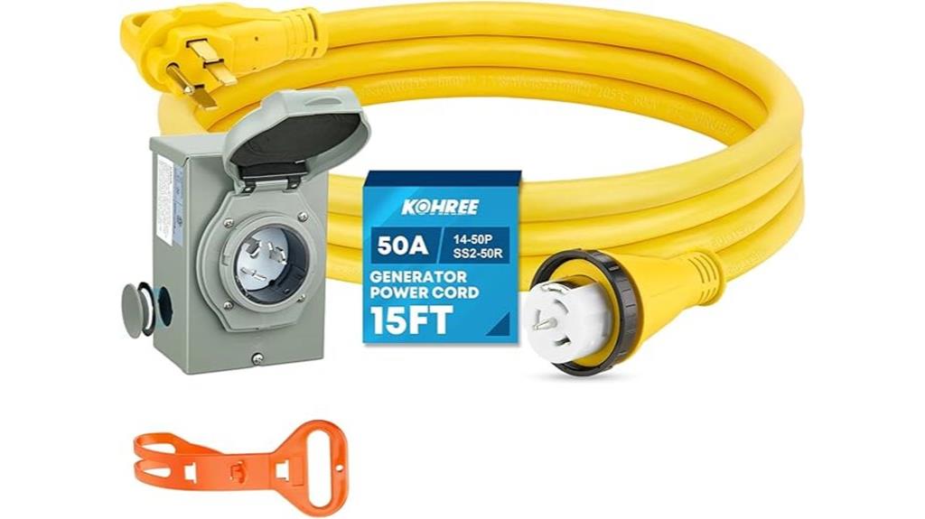 heavy duty generator power kit