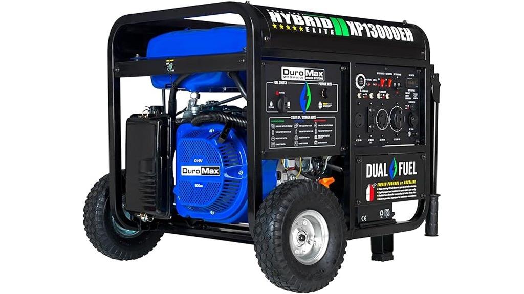 heavy duty portable dual fuel