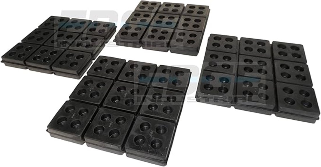 heavy duty rubber pads
