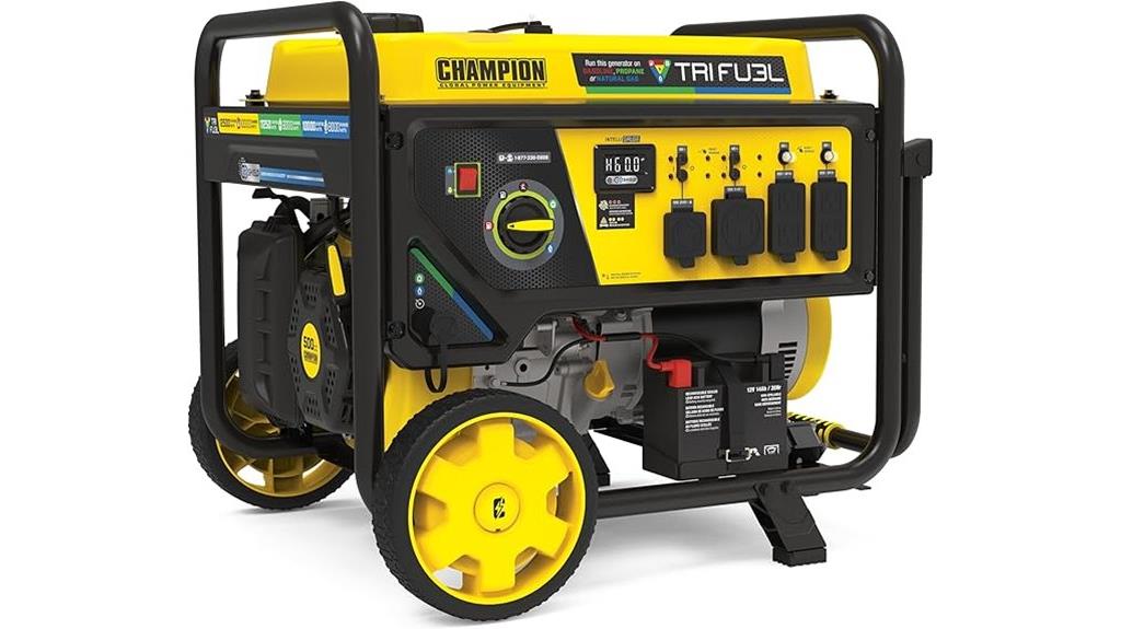 high capacity tri fuel generator