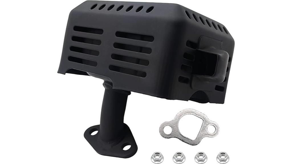 honda gx160 muffler assembly