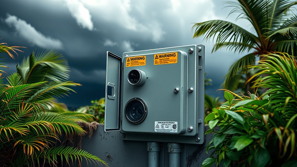 hurricane safe generator inlet box