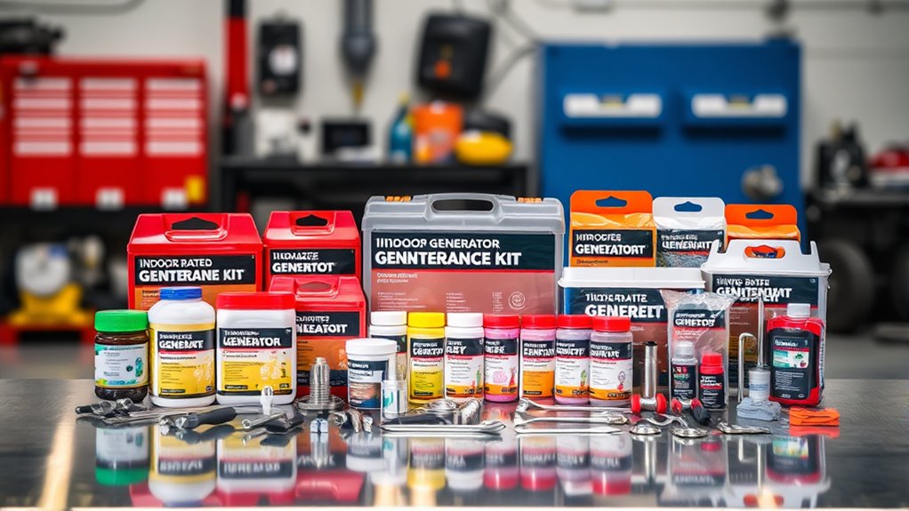 indoor generator maintenance kits
