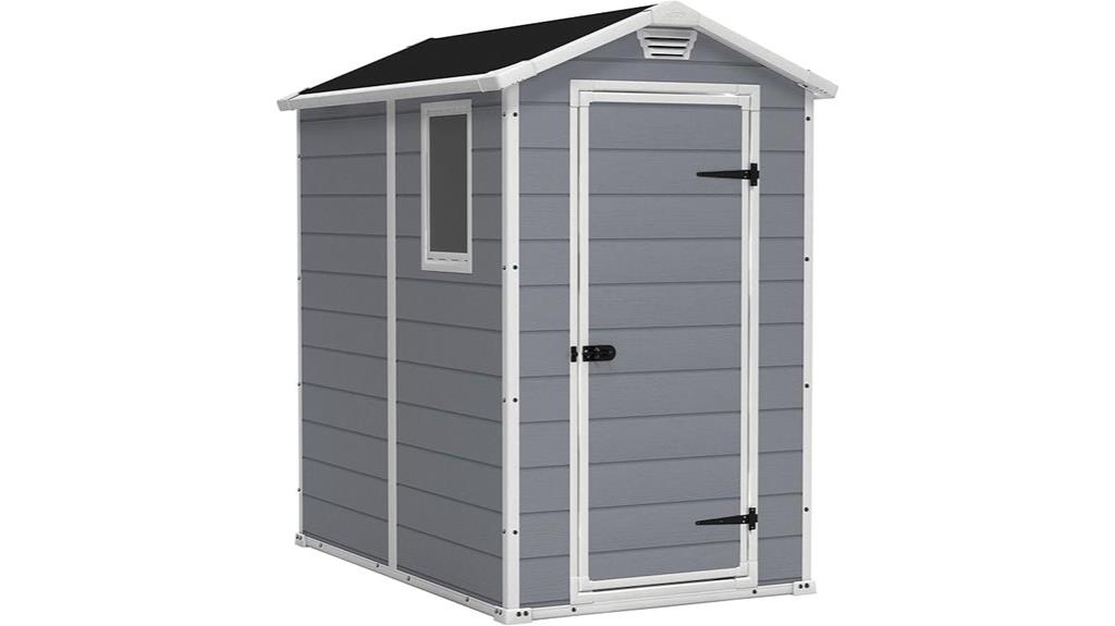 keter 4x6 resin shed