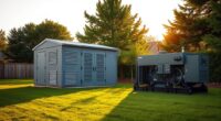large home generator sheds