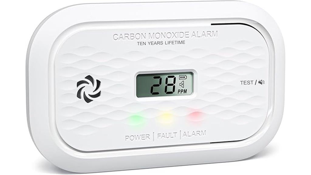 long life battery co detector