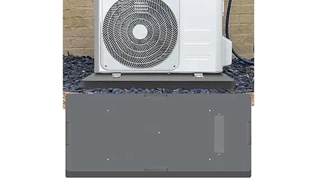 mini split ac pad
