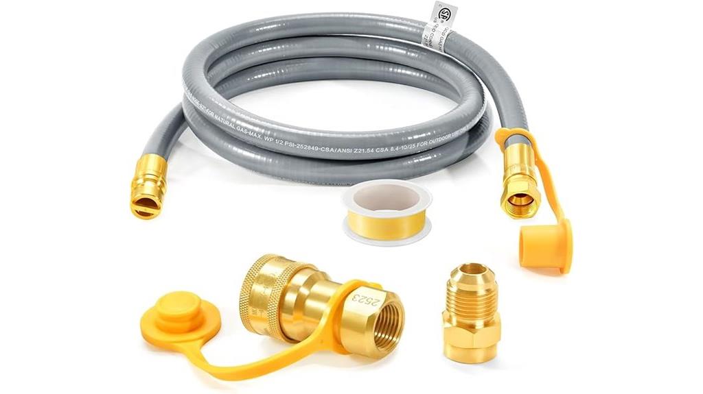 natural gas grill hose