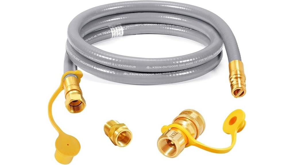natural gas hose with fittings