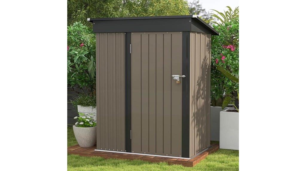 outdoor storage shed