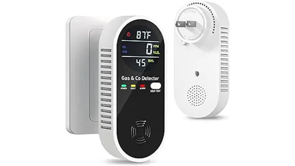 portable co and gas detector
