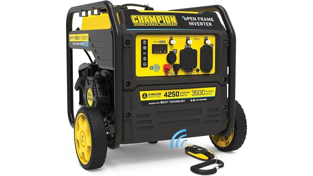 portable inverter generator with remote start