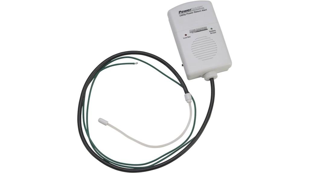 power return alarm system