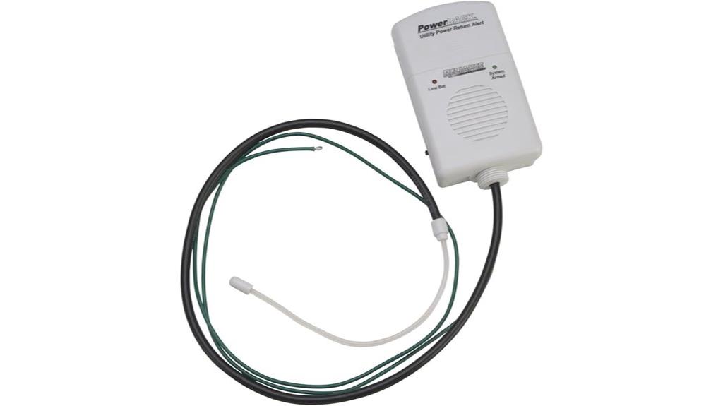 power return alarm system