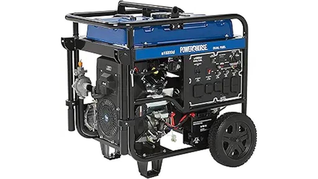 powerhorse dual fuel generator