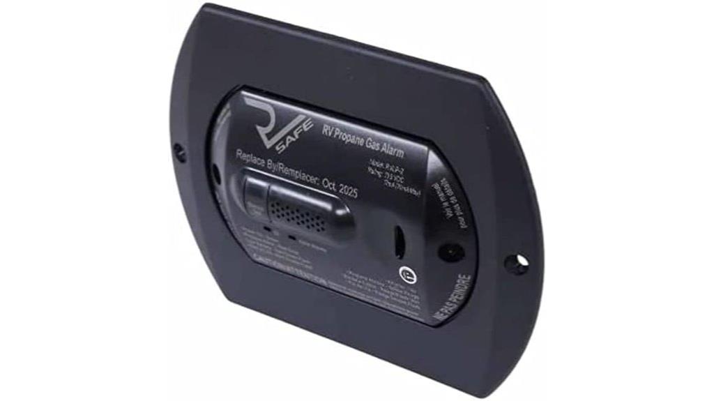 propane gas alarm black