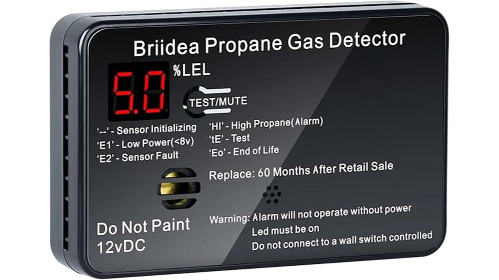 propane gas alarm system