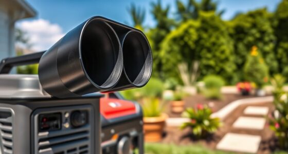 quiet generator muffler options