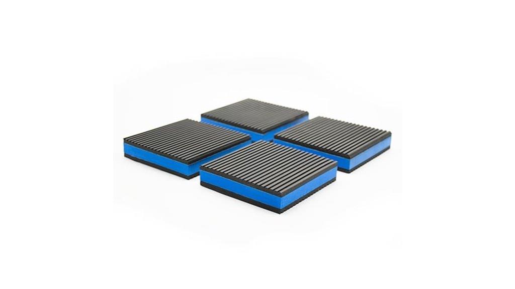 rubber damping vibration pads