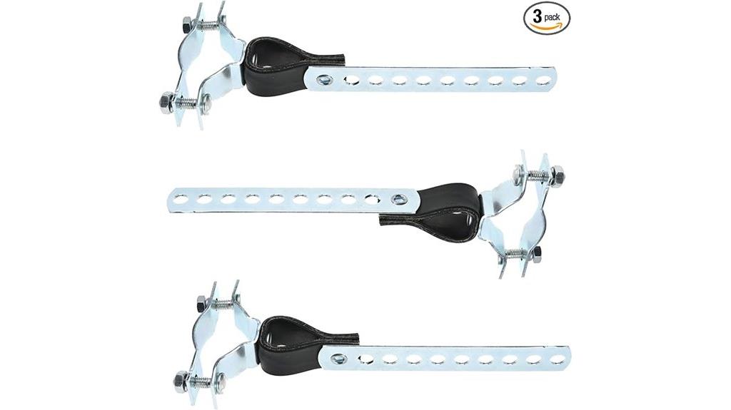 rv and generator muffler hangers
