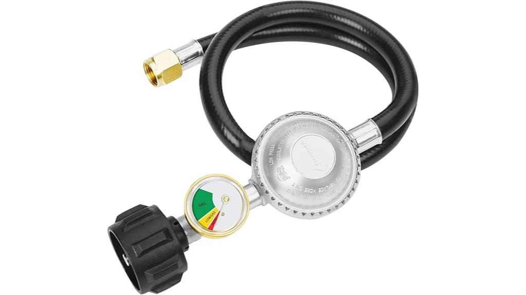 short propane hose gauge