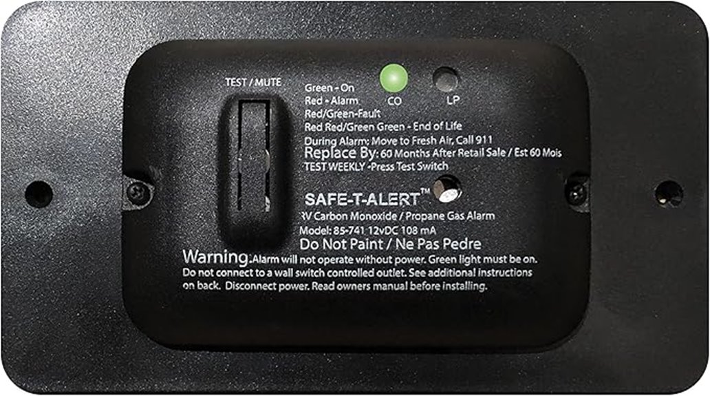 slim dual gas alarm