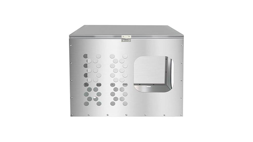 stainless steel lockable enclosure
