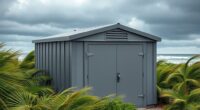 top hurricane ready generator sheds
