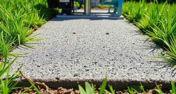 top well pump generator pad
