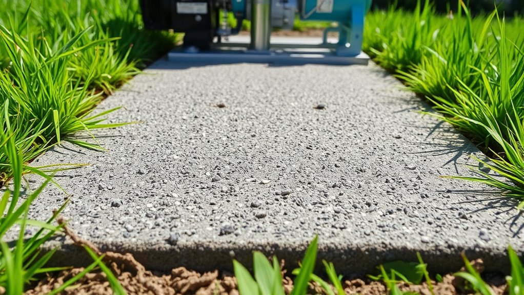 top well pump generator pad