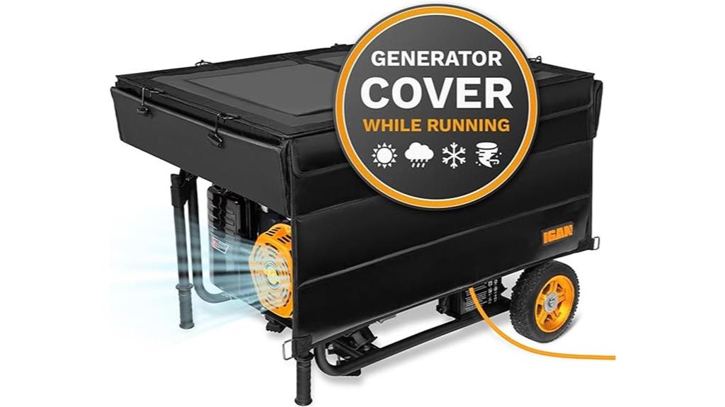 waterproof generator cover pack