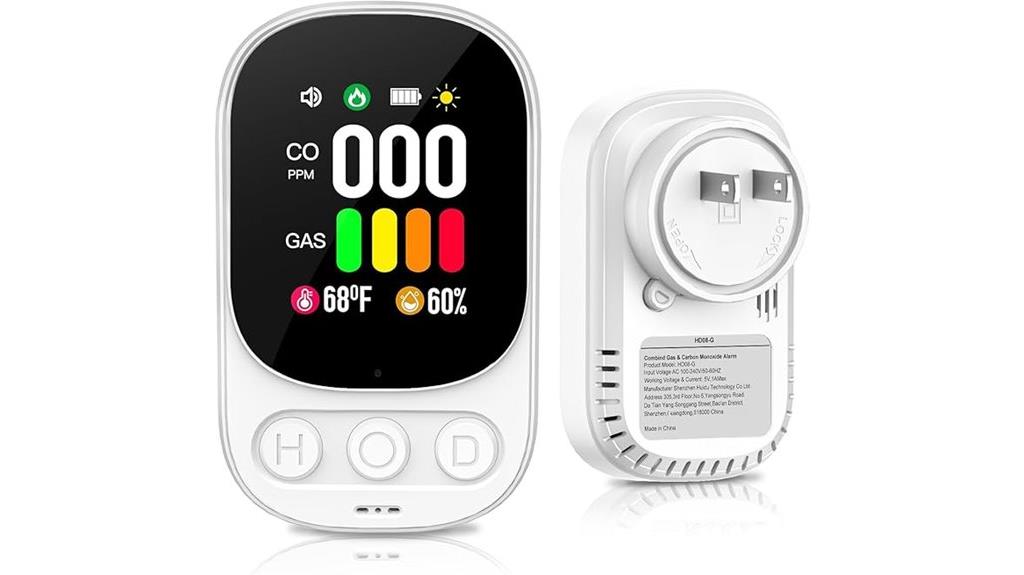 white co gas detector