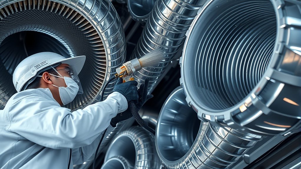 air intake and exhaust cleaning