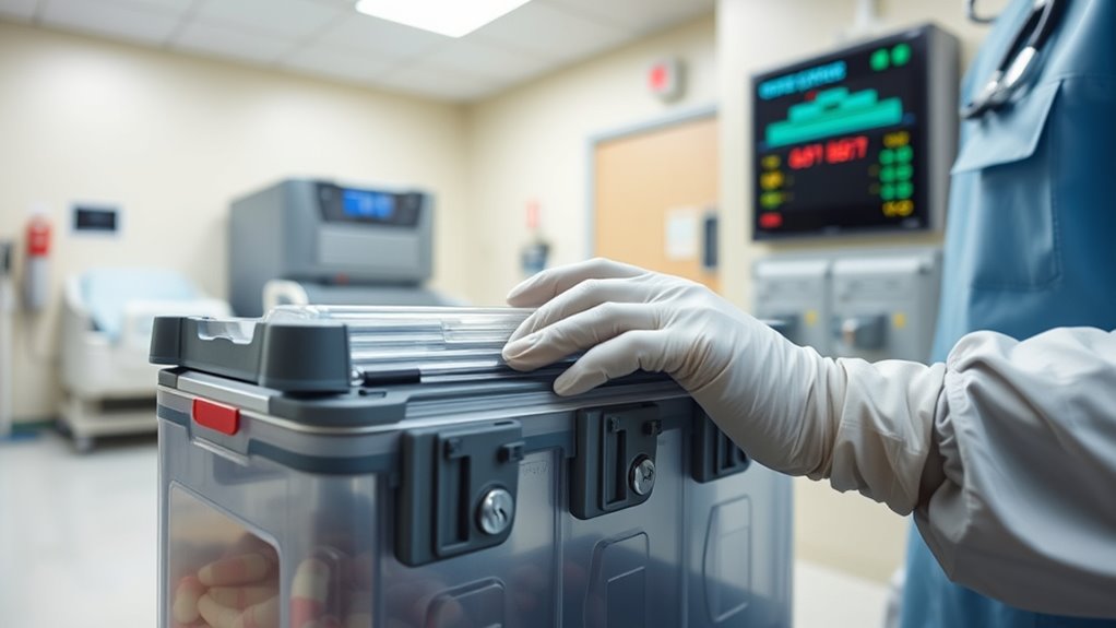 backup power and temperature protection