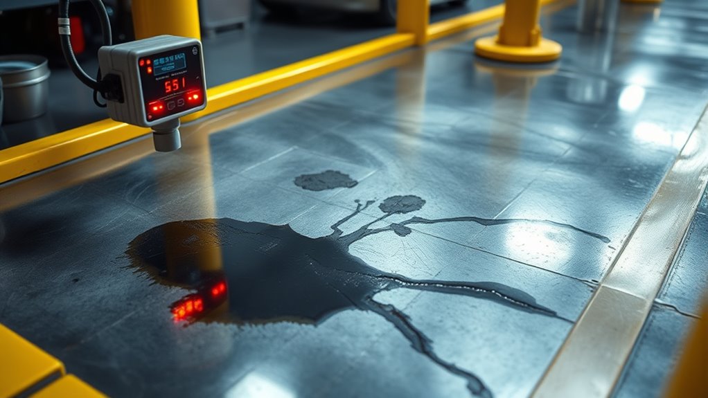 calibrate sensors contain spills