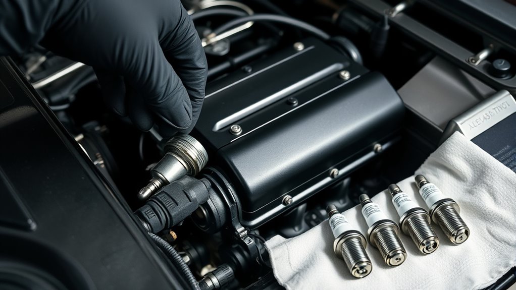 check and replace faulty spark plugs