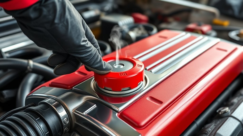 check coolant cap thermostat