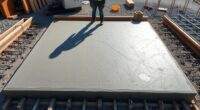 concrete generator pad preparation